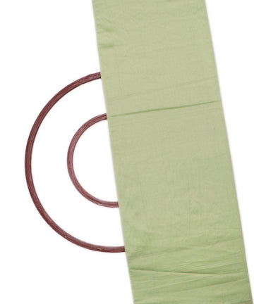light green colour two tone plain taffeta silk fabric